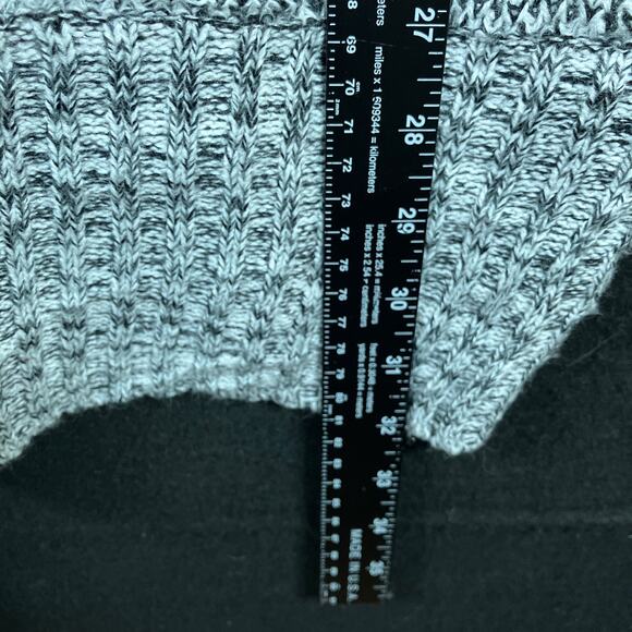 Maurices Womens Sweater Gray Cowl Neck Short Sleeve Knit Pullover Stretch Large - Picture 9 of 12